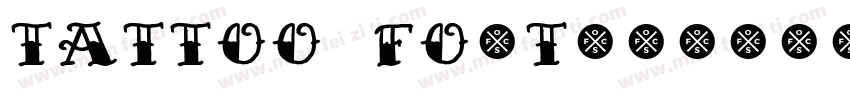 Tattoo font字体转换